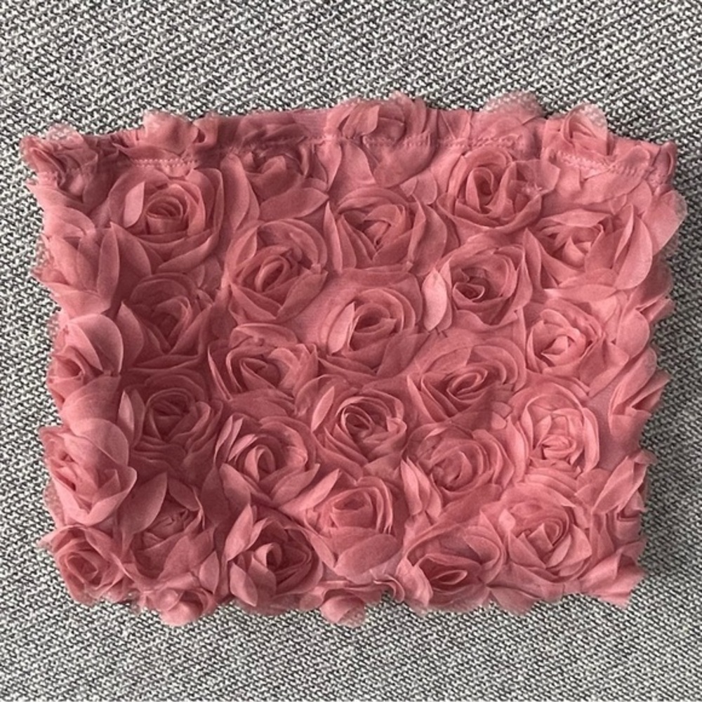 Floral Pink Crop Top